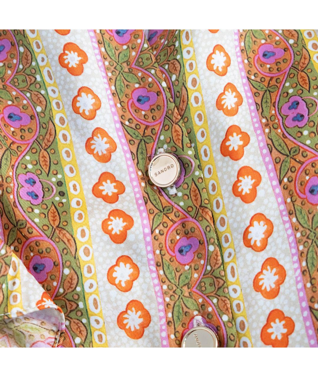 SANDRO Мульти полиэстеровое повседневное платье, фото 4