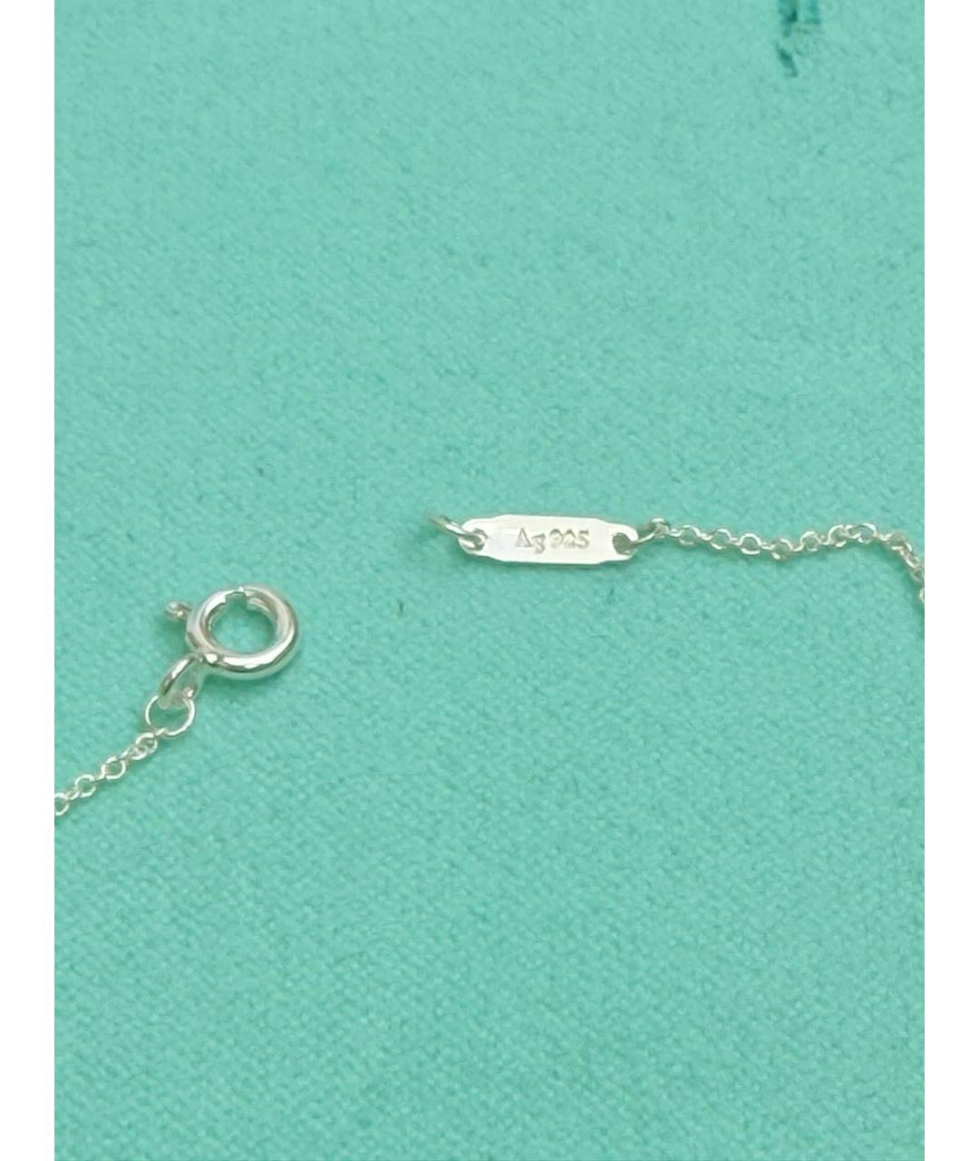 TIFFANY&CO Бирюзовое серебряное колье, фото 6