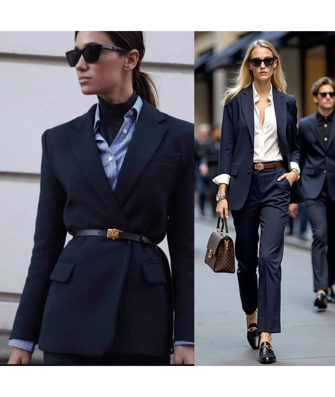 LOUIS VUITTON Темно-синий шерстяной жакет/пиджак, фото 6