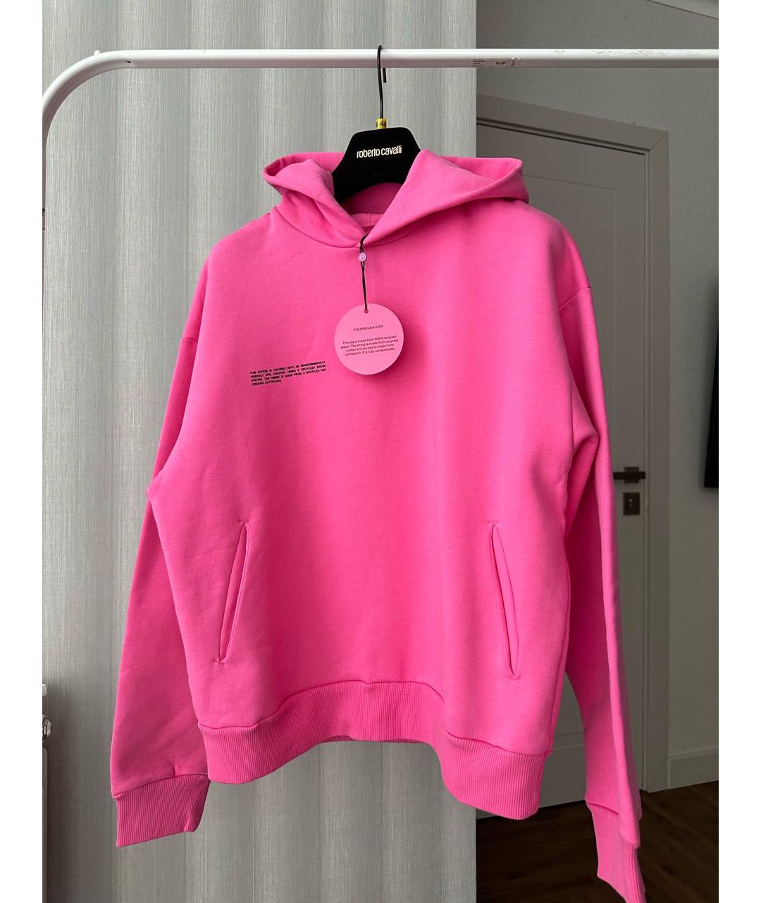 THE PANGAIA Розовый хлопковый костюм с брюками, фото 7