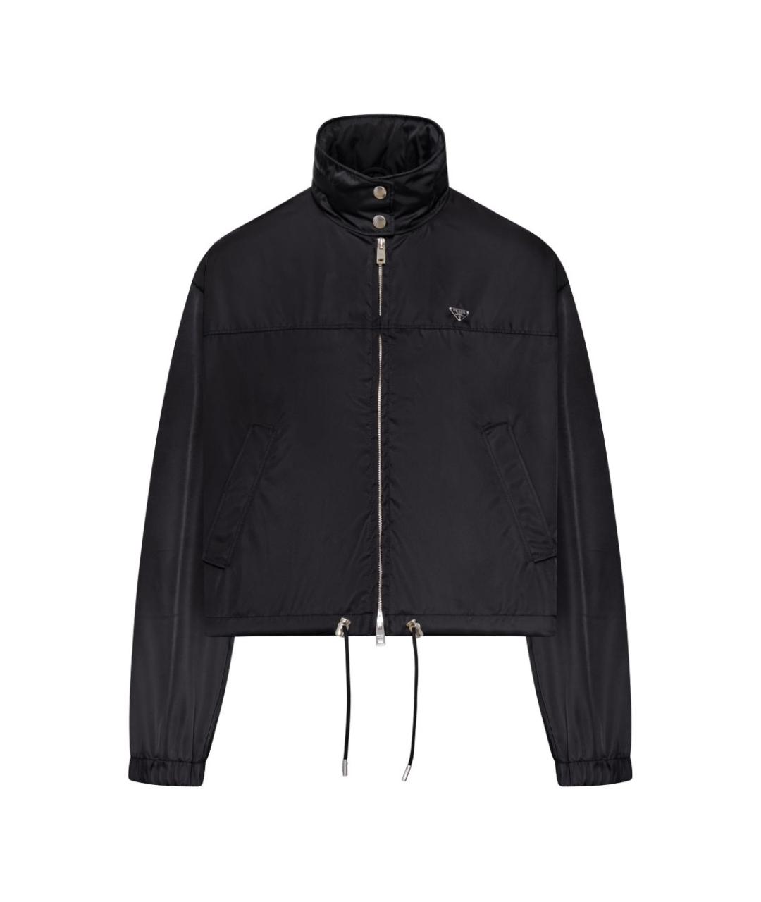 PRADA Черная полиамидовая куртка, фото 1