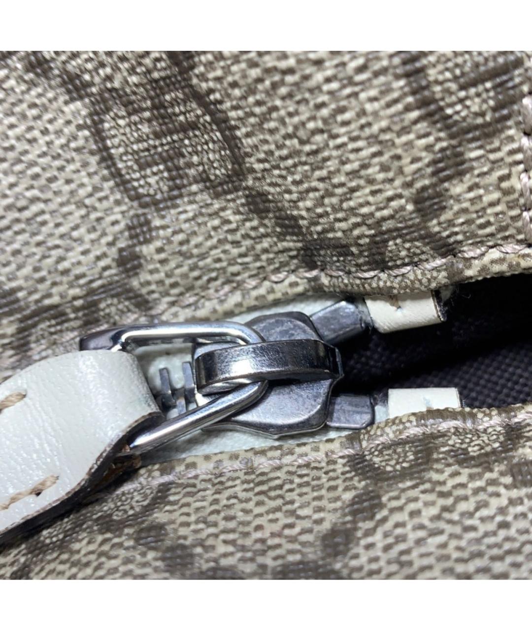 GUCCI Бежевая кожаная сумка тоут, фото 5