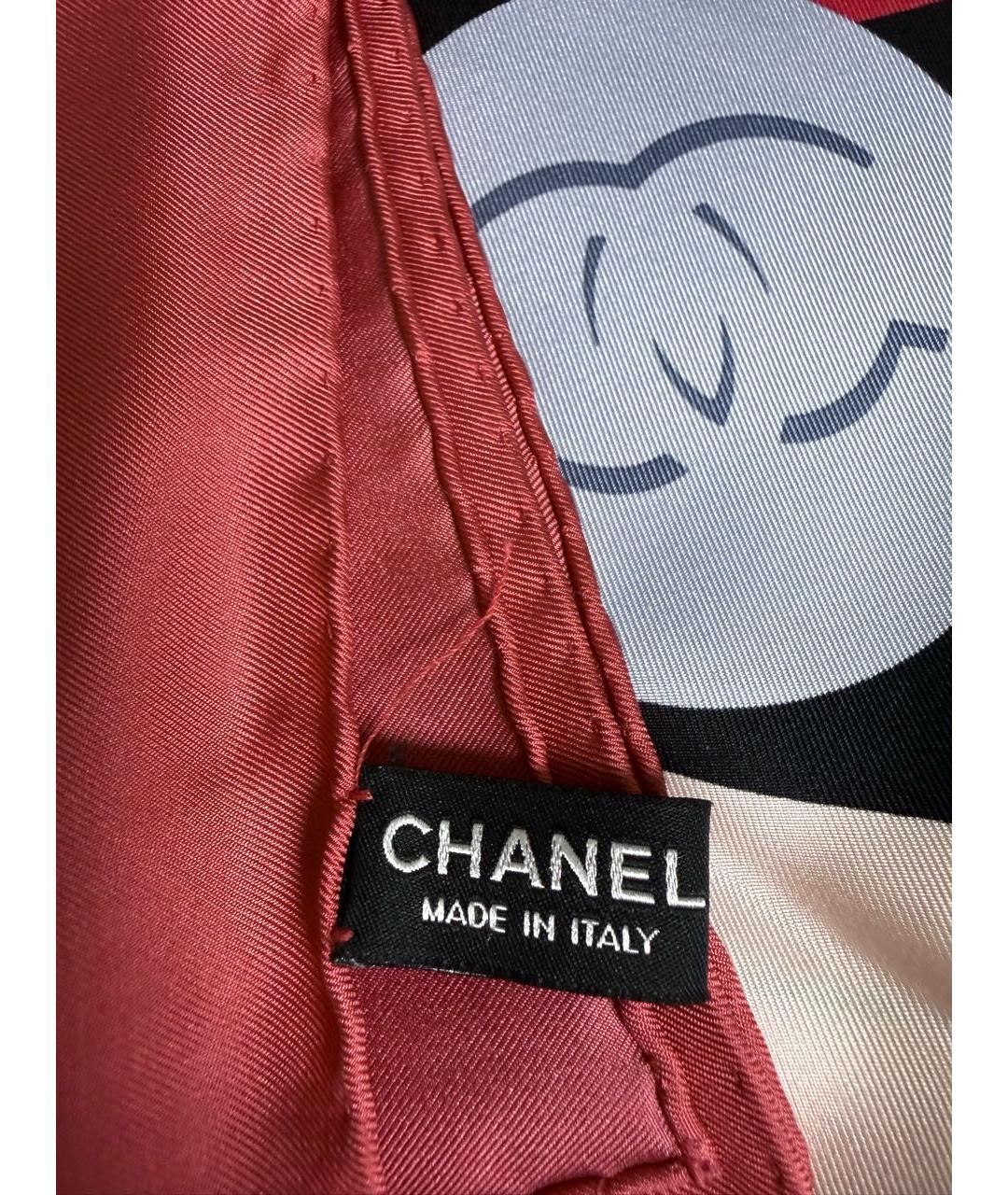 CHANEL Мульти шелковый платок, фото 4