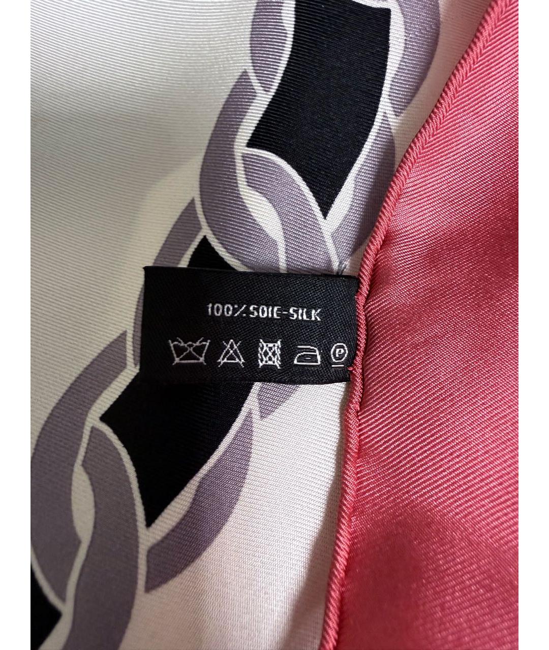 CHANEL Мульти шелковый платок, фото 5