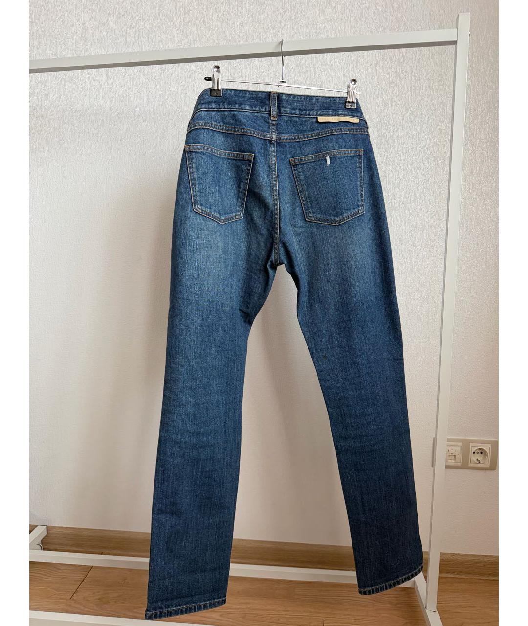 STELLA MCCARTNEY Темно-синие хлопко-эластановые джинсы слим, фото 2