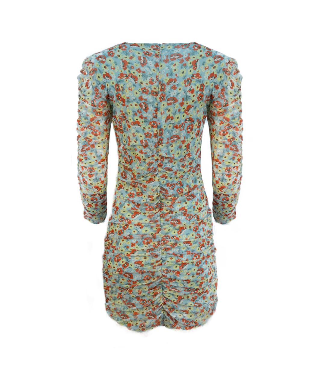 GANNI Мульти полиамидовое повседневное платье, фото 2