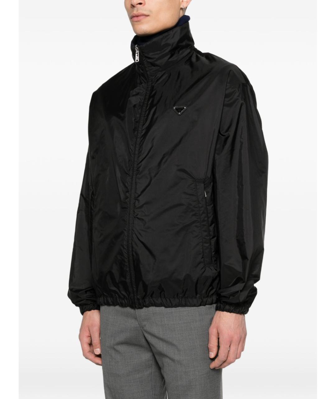 PRADA Черная полиамидовая куртка, фото 6