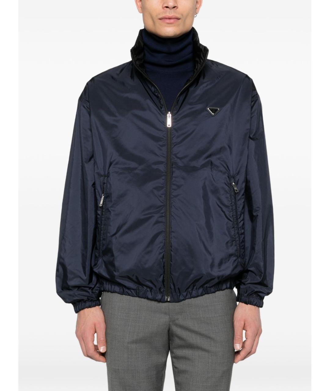 PRADA Черная полиамидовая куртка, фото 4