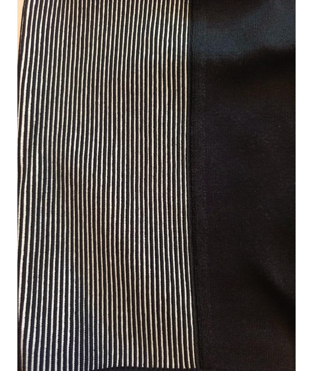 ELIE SAAB Черная вискозная юбка миди, фото 8