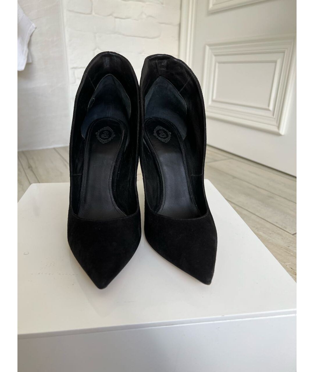 ALEKSANDER SIRADEKIAN Черные замшевые туфли, фото 2