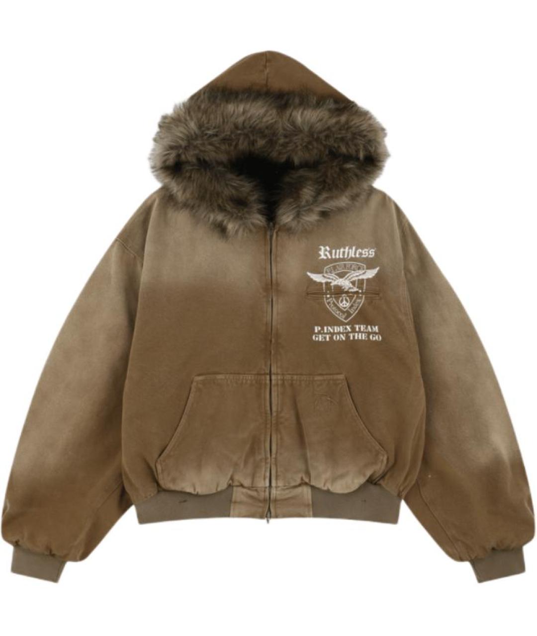 PROTOCOL INDEX Коричневая куртка, фото 1