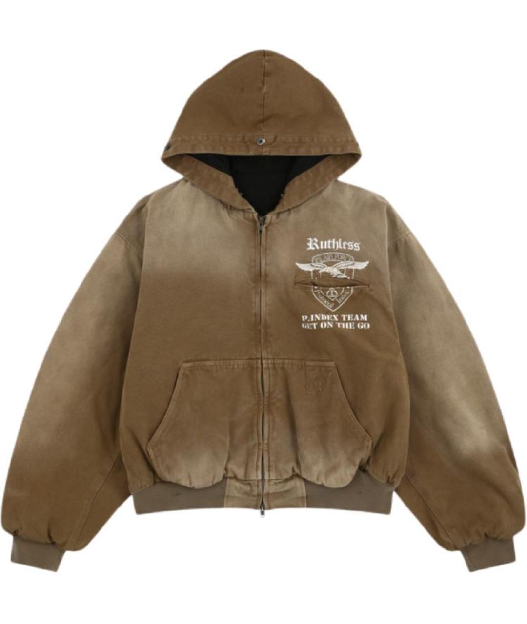 PROTOCOL INDEX Коричневая куртка, фото 3