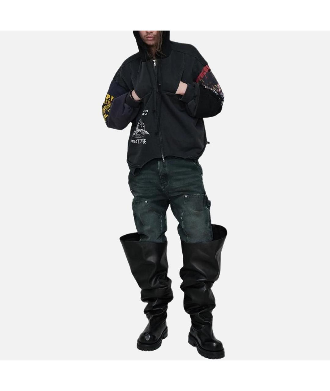 PROTOCOL INDEX Черная хлопковая куртка, фото 3