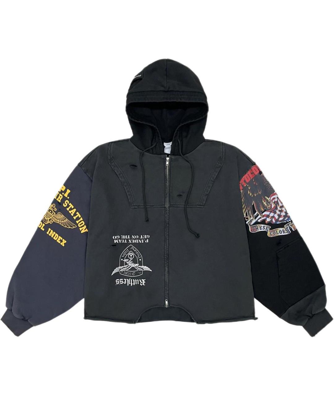 PROTOCOL INDEX Черная хлопковая куртка, фото 1