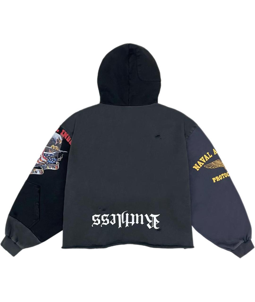 PROTOCOL INDEX Черная хлопковая куртка, фото 2