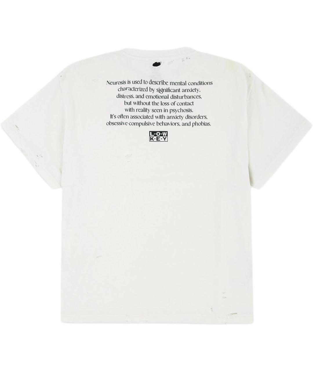 PROTOCOL INDEX Белая хлопковая футболка, фото 2