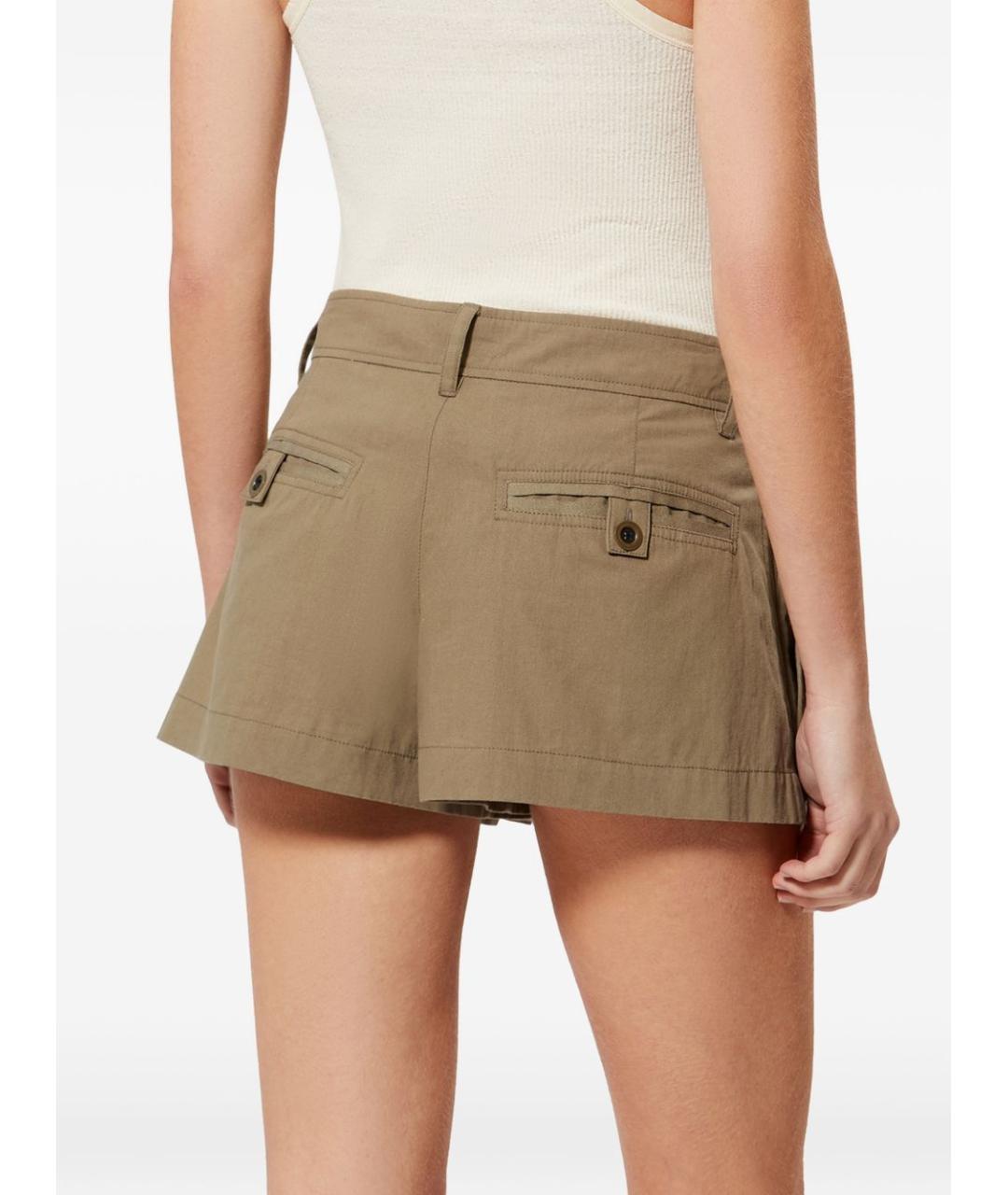 ISABEL MARANT Хаки шорты, фото 4