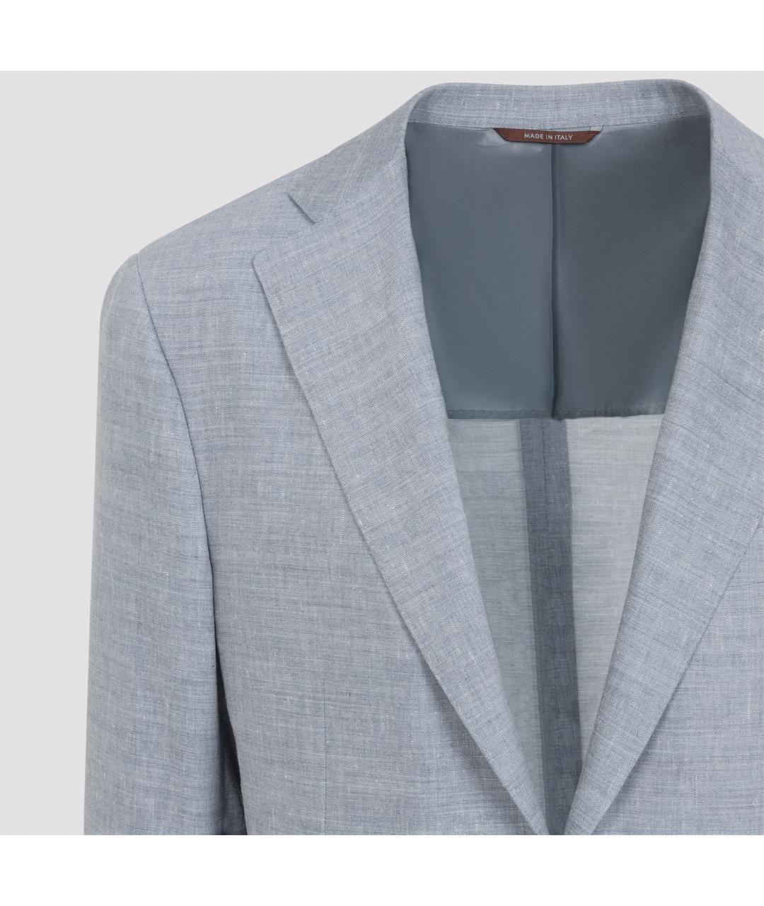 CANALI Голубой классический костюм, фото 4