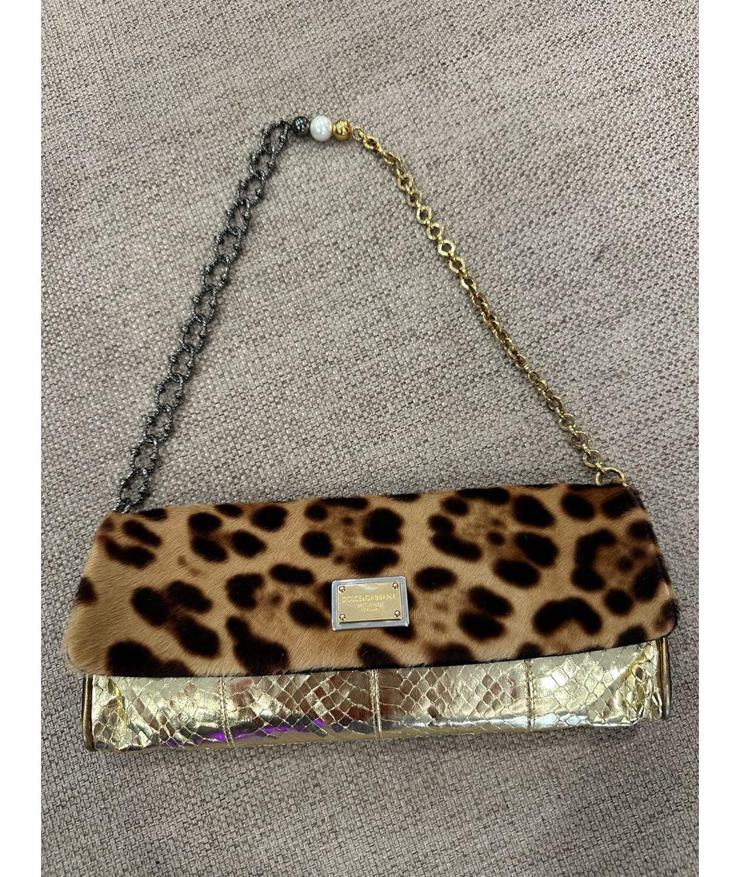 DOLCE&GABBANA Сумка с короткими ручками из экзотической кожи, фото 8