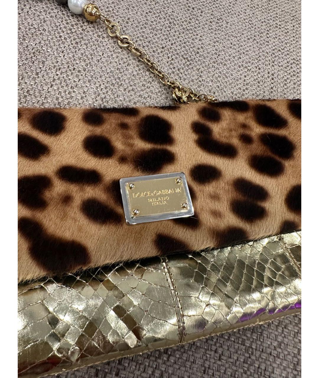 DOLCE&GABBANA Сумка с короткими ручками из экзотической кожи, фото 6