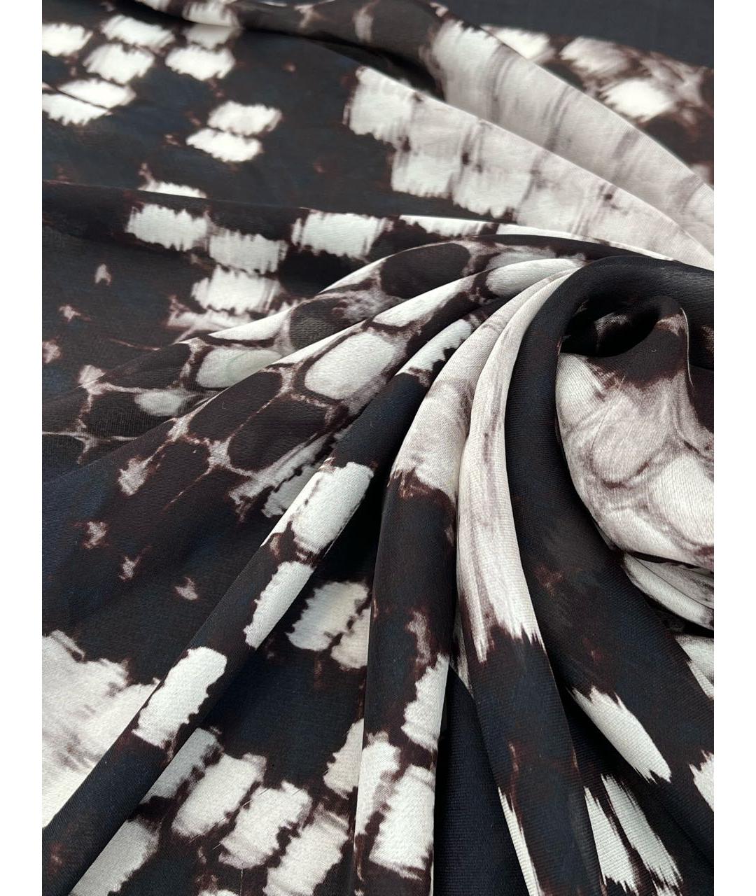 ROBERTO CAVALLI Черный шелковый платок, фото 6
