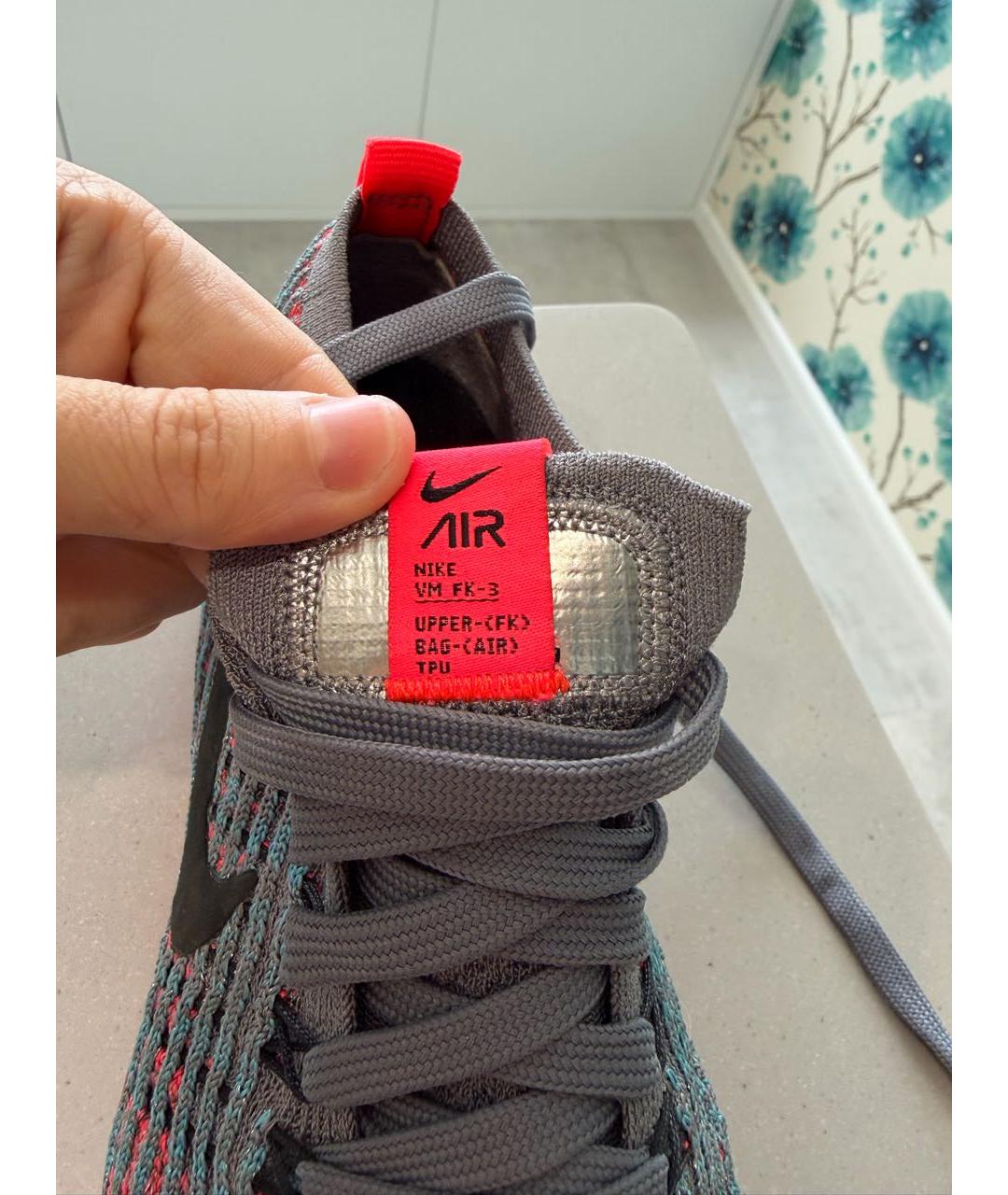 NIKE Серые текстильные кроссовки, фото 7