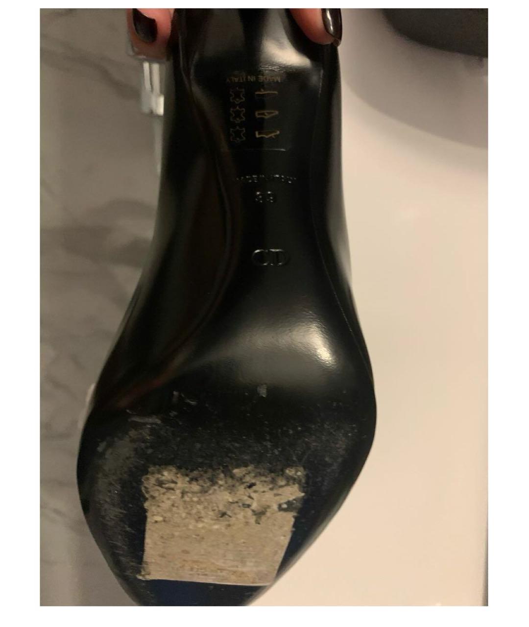 CHRISTIAN DIOR Мульти кожаные туфли, фото 6