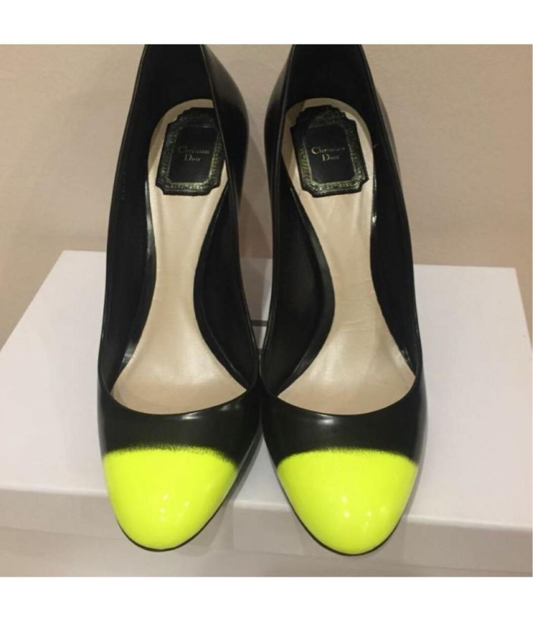 CHRISTIAN DIOR Мульти кожаные туфли, фото 2