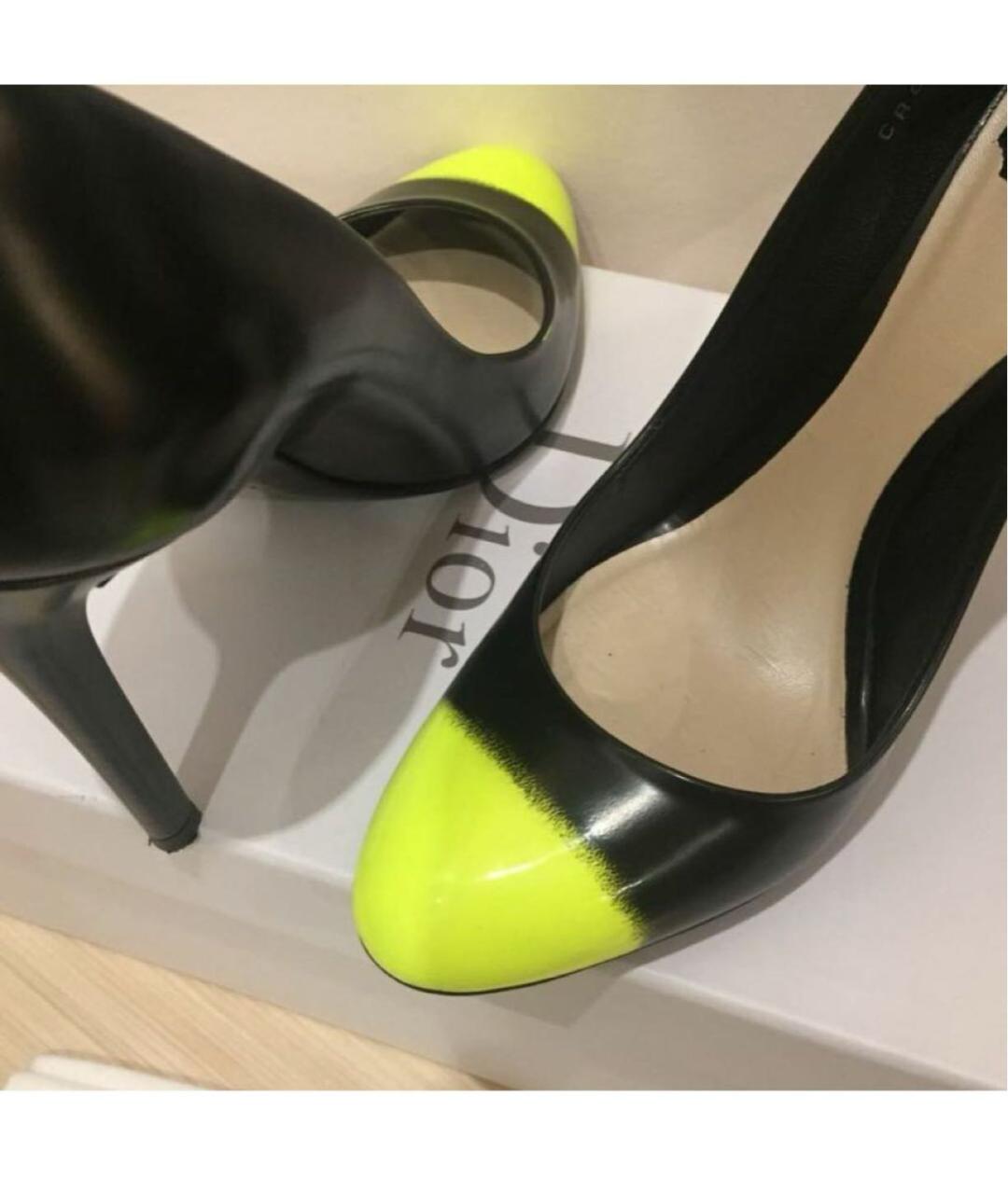 CHRISTIAN DIOR Мульти кожаные туфли, фото 4