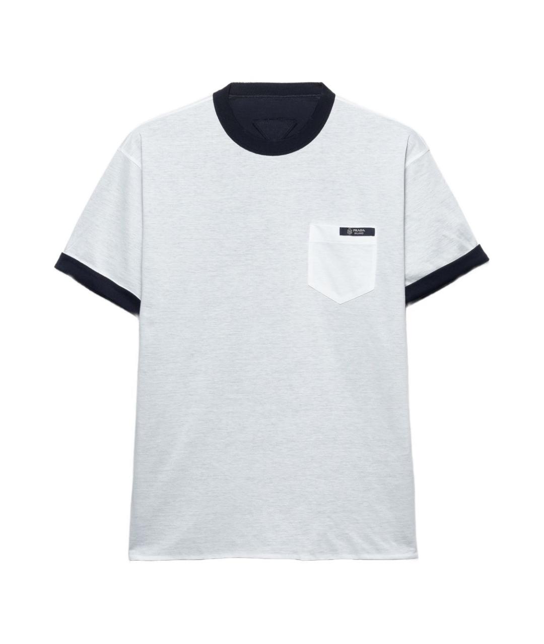 PRADA Мульти хлопковая футболка, фото 1