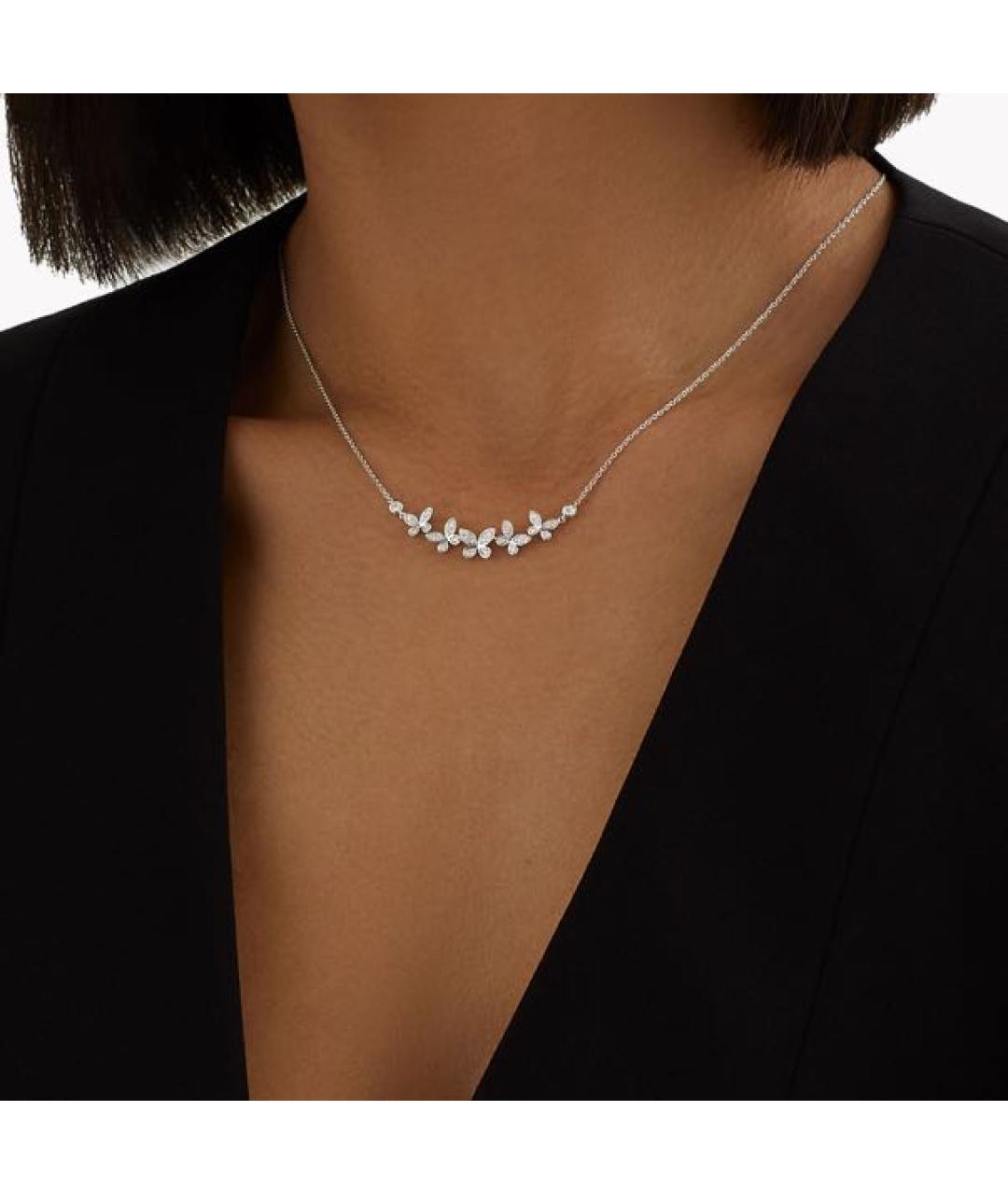GRAFF Серебряное колье из белого золота, фото 2
