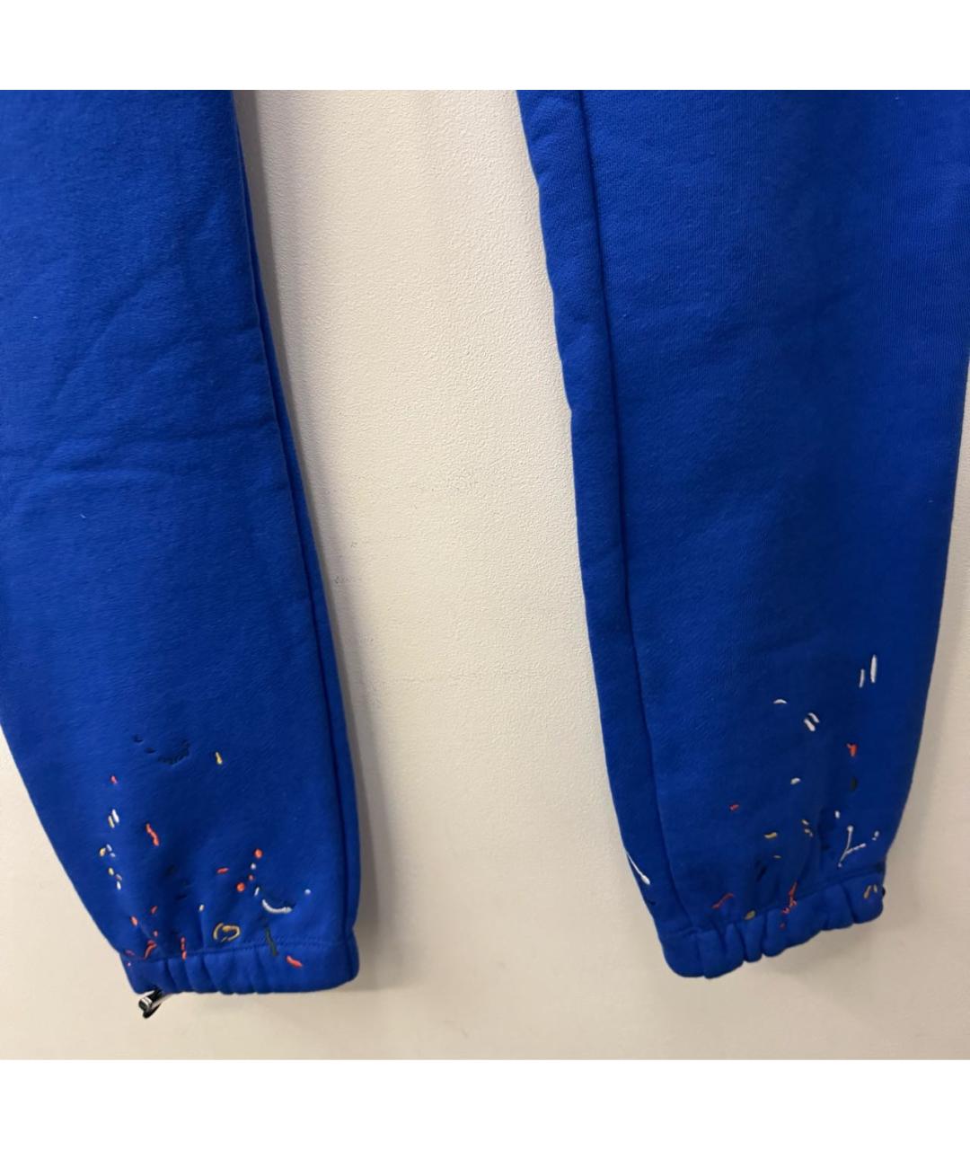AMIRI Синие хлопковые повседневные брюки, фото 8