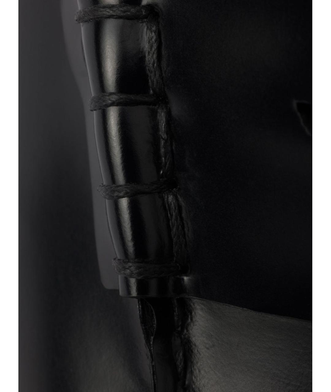 PRADA Черные кожаные лоферы, фото 3