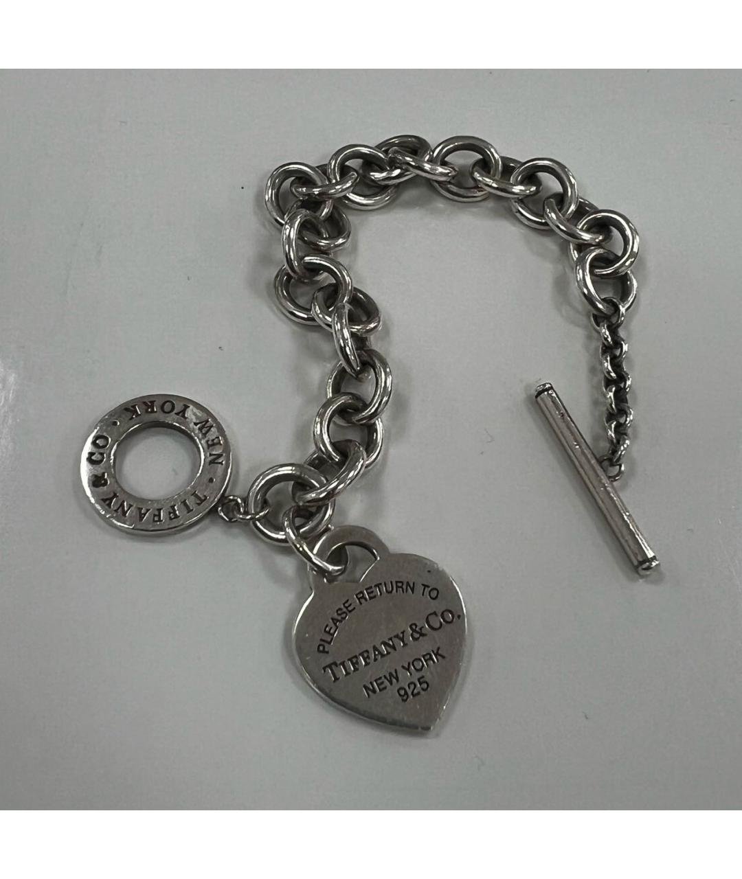 TIFFANY&CO Серебрянный серебряный браслет, фото 5