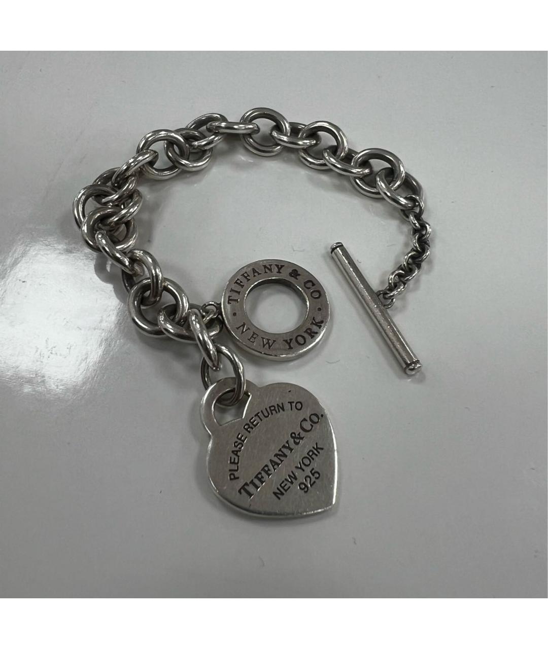 TIFFANY&CO Серебрянный серебряный браслет, фото 3