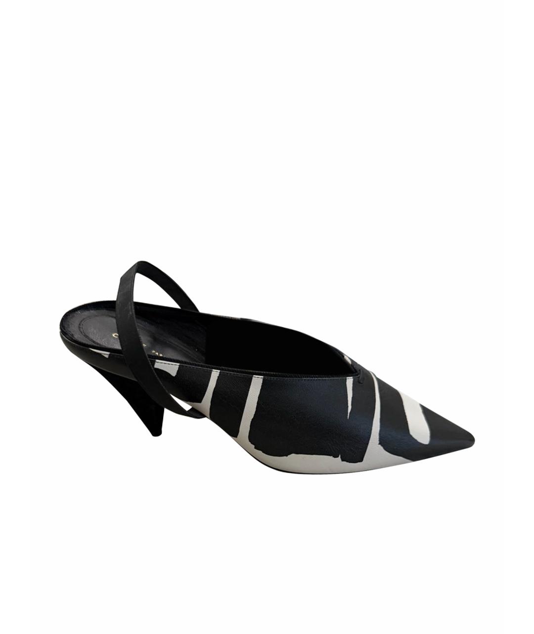 CELINE Черные кожаные туфли, фото 1