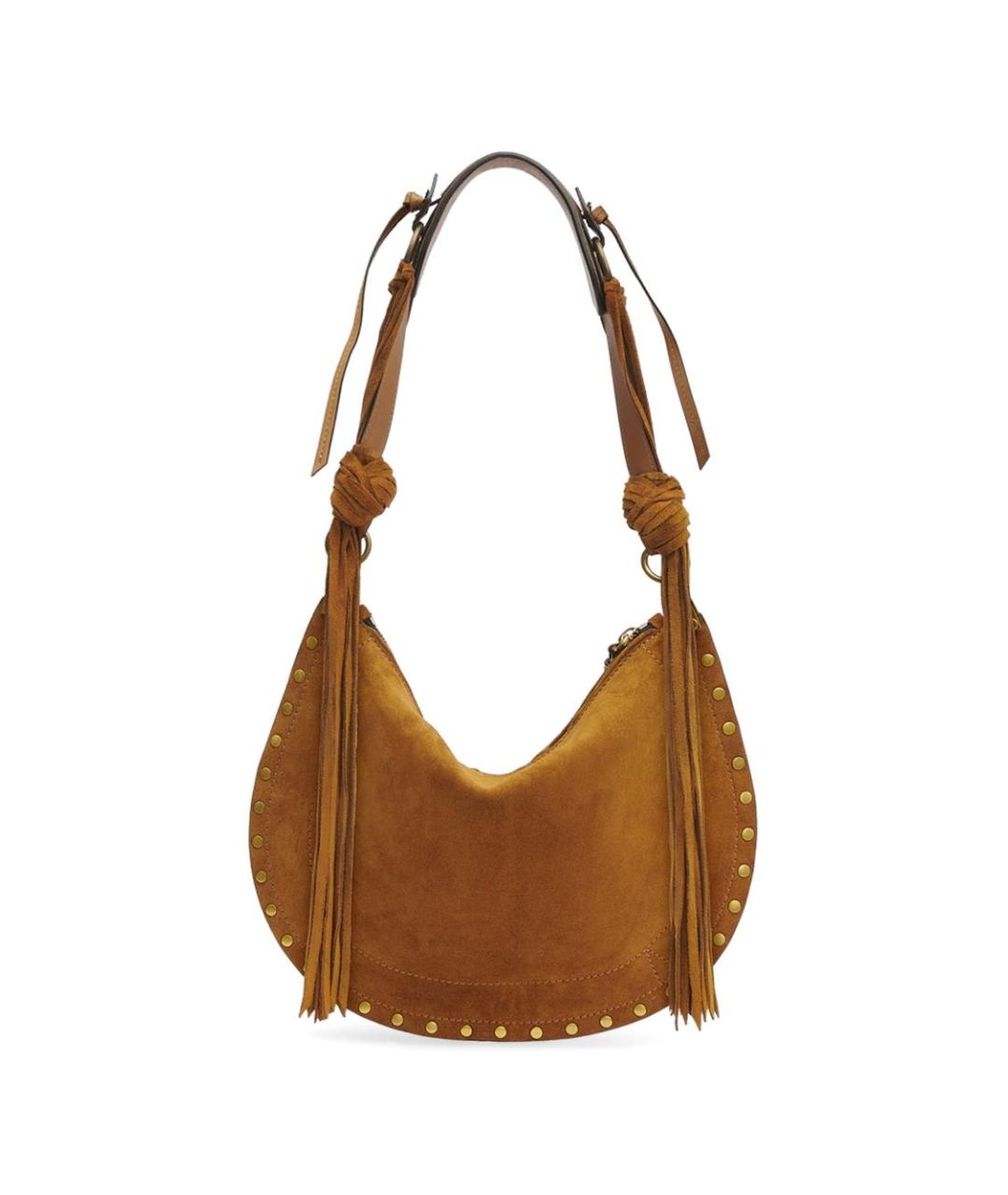 ISABEL MARANT Коричневая кожаная сумка тоут, фото 4