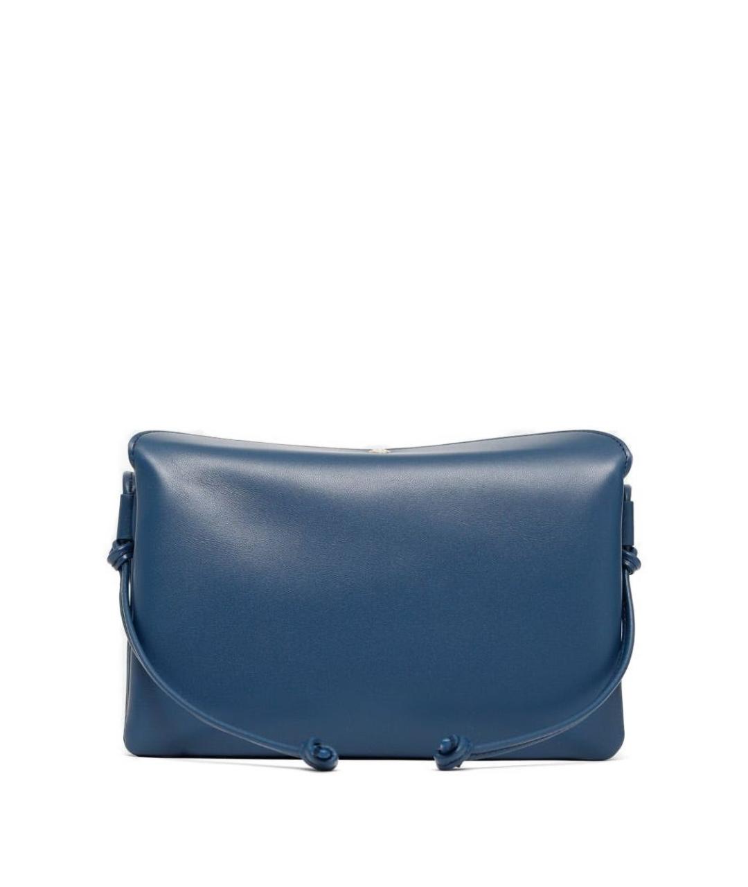 CELINE Синяя кожаная сумка через плечо, фото 2