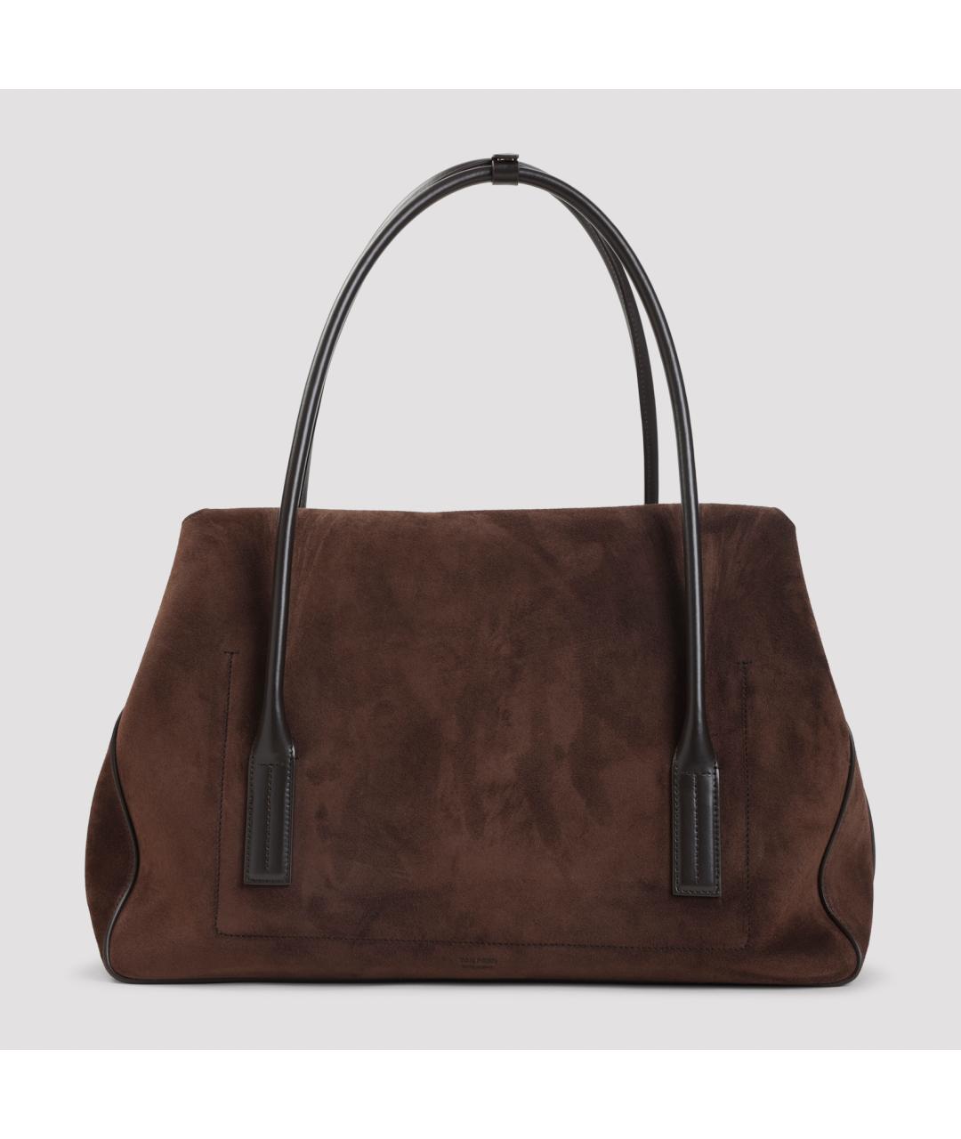 TOM FORD Коричневая замшевая сумка через плечо, фото 3