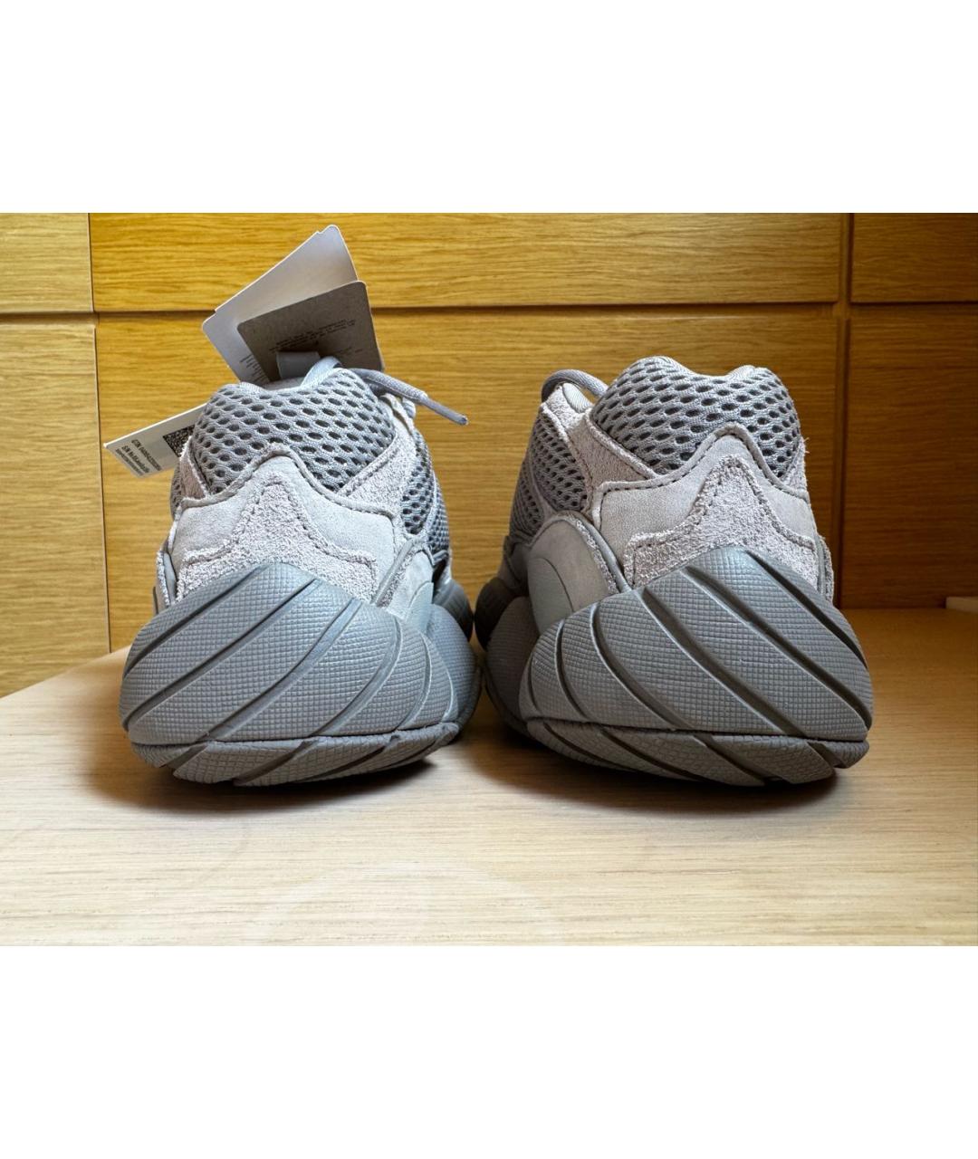 ADIDAS YEEZY Серые замшевые кроссовки, фото 4