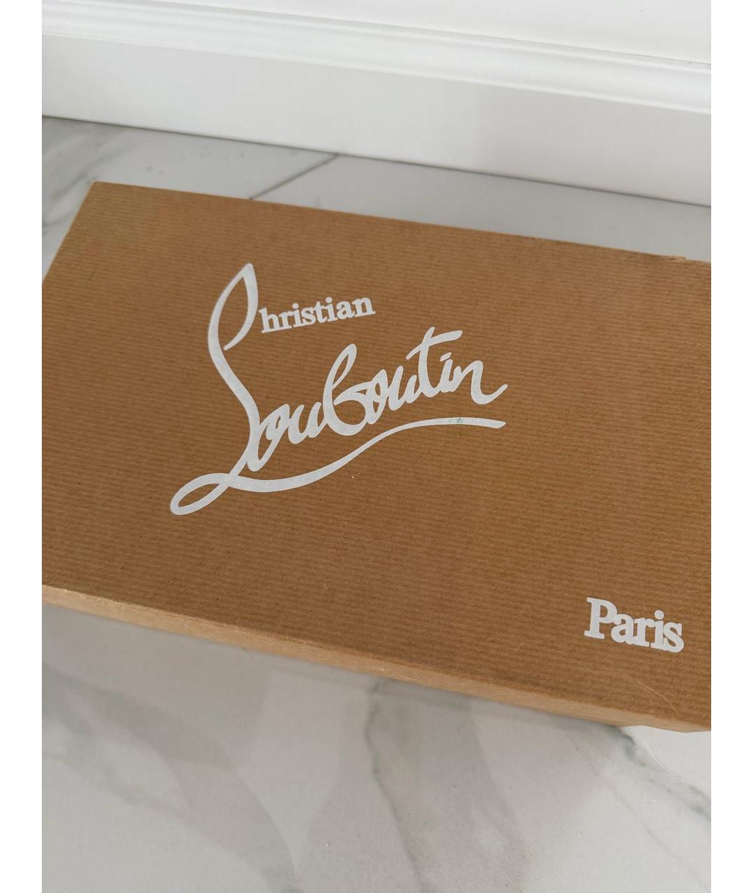 CHRISTIAN LOUBOUTIN Черные туфли из лакированной кожи, фото 6