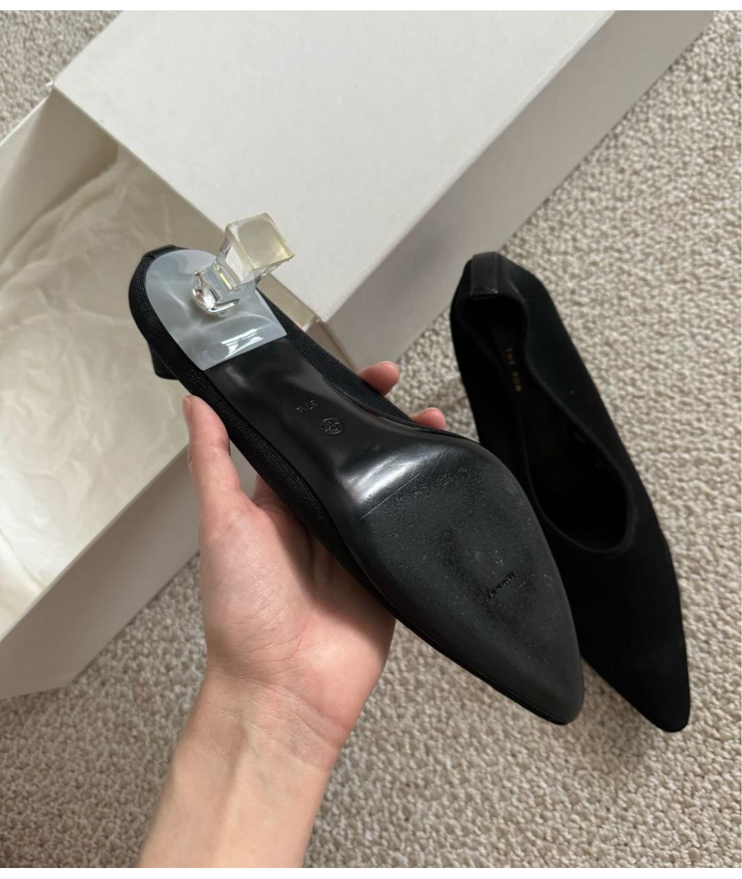 THE ROW Черные туфли, фото 3