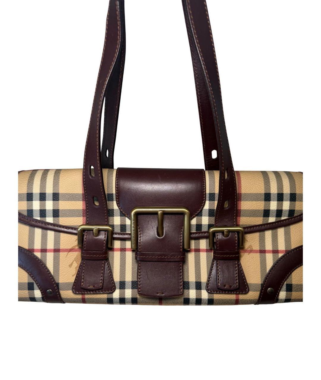BURBERRY Мульти кожаная сумка с короткими ручками, фото 4
