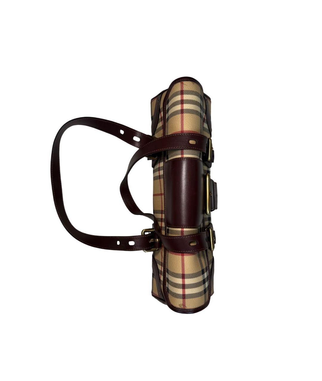 BURBERRY Мульти кожаная сумка с короткими ручками, фото 3