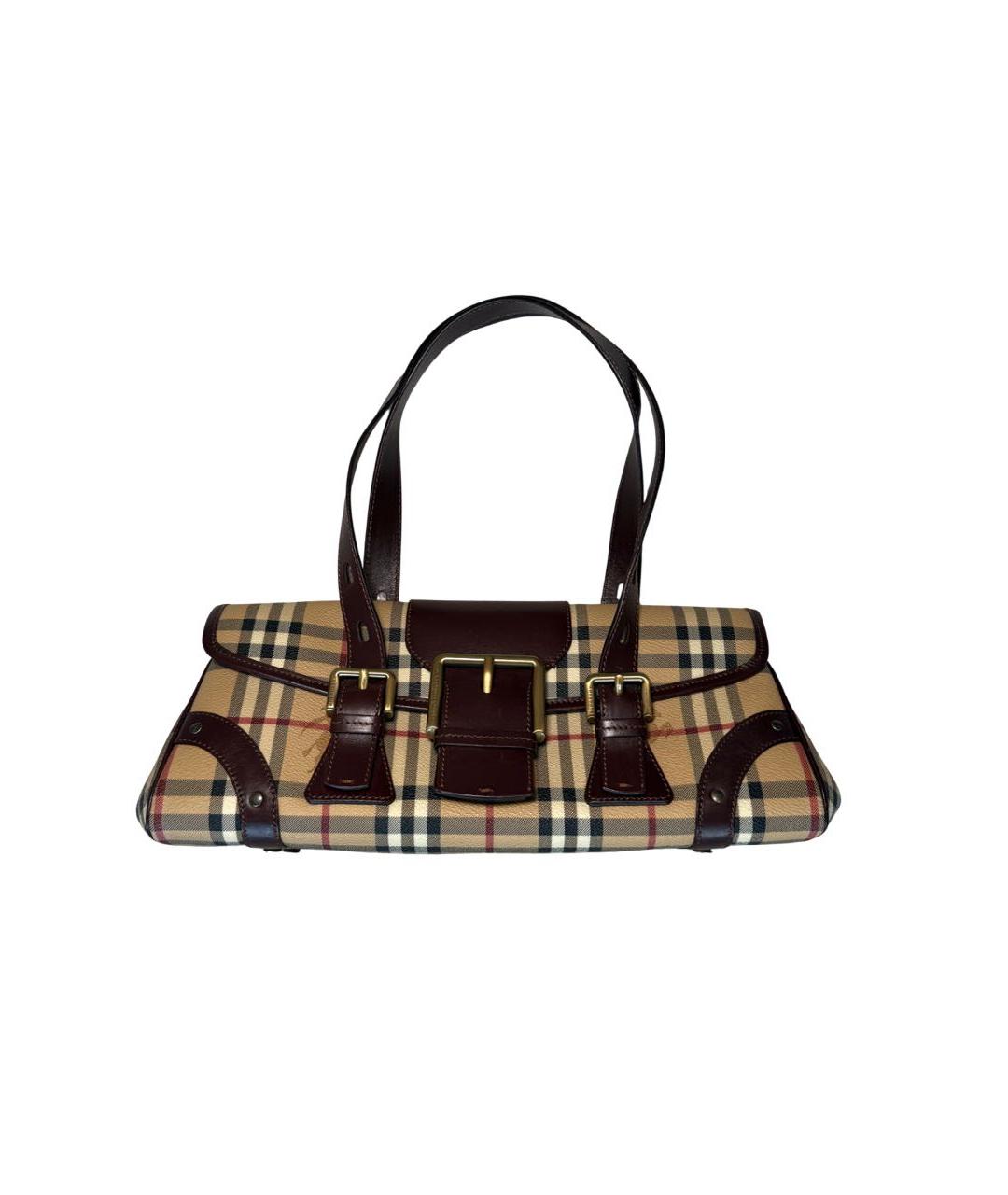 BURBERRY Мульти кожаная сумка с короткими ручками, фото 9