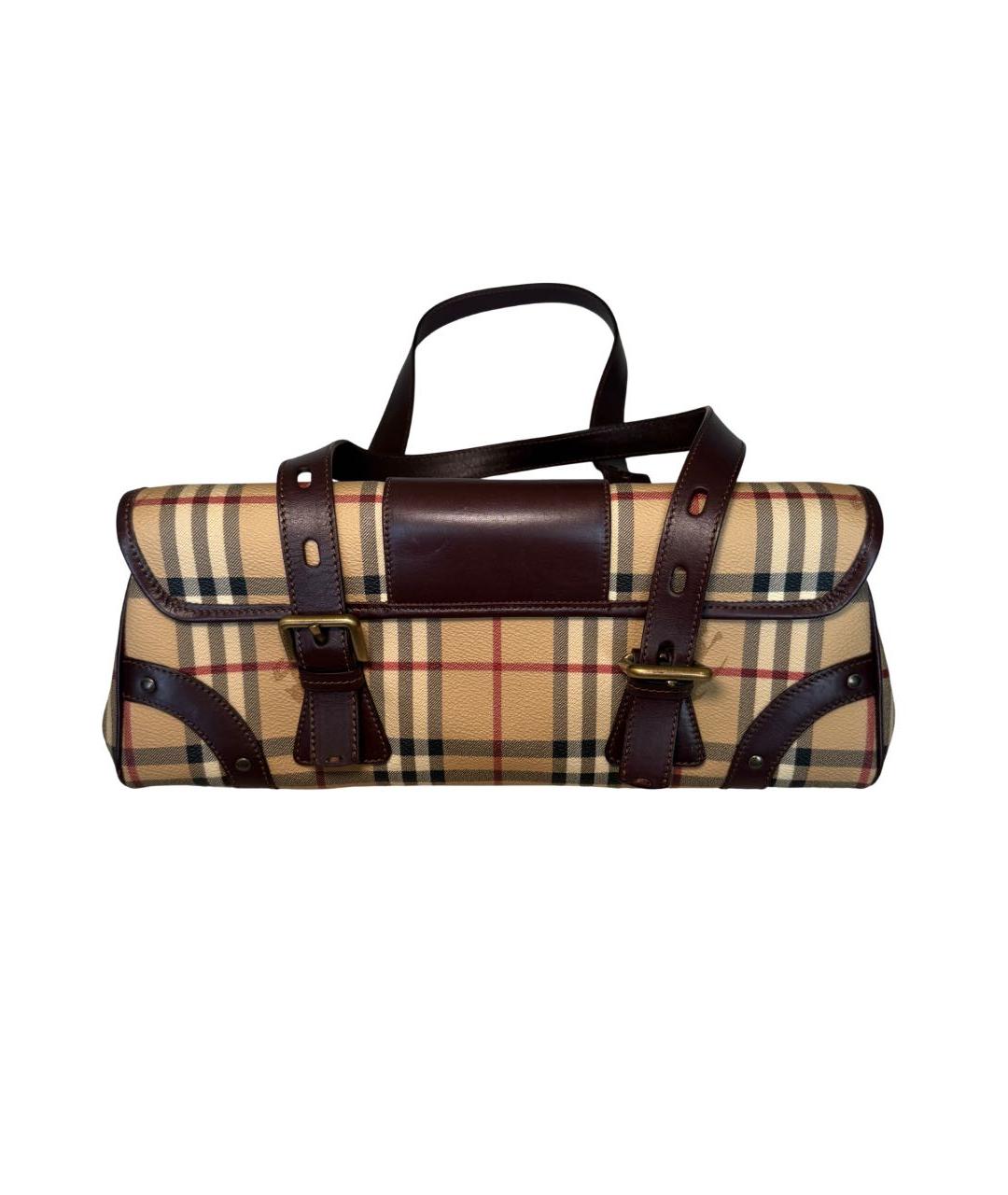 BURBERRY Мульти кожаная сумка с короткими ручками, фото 6