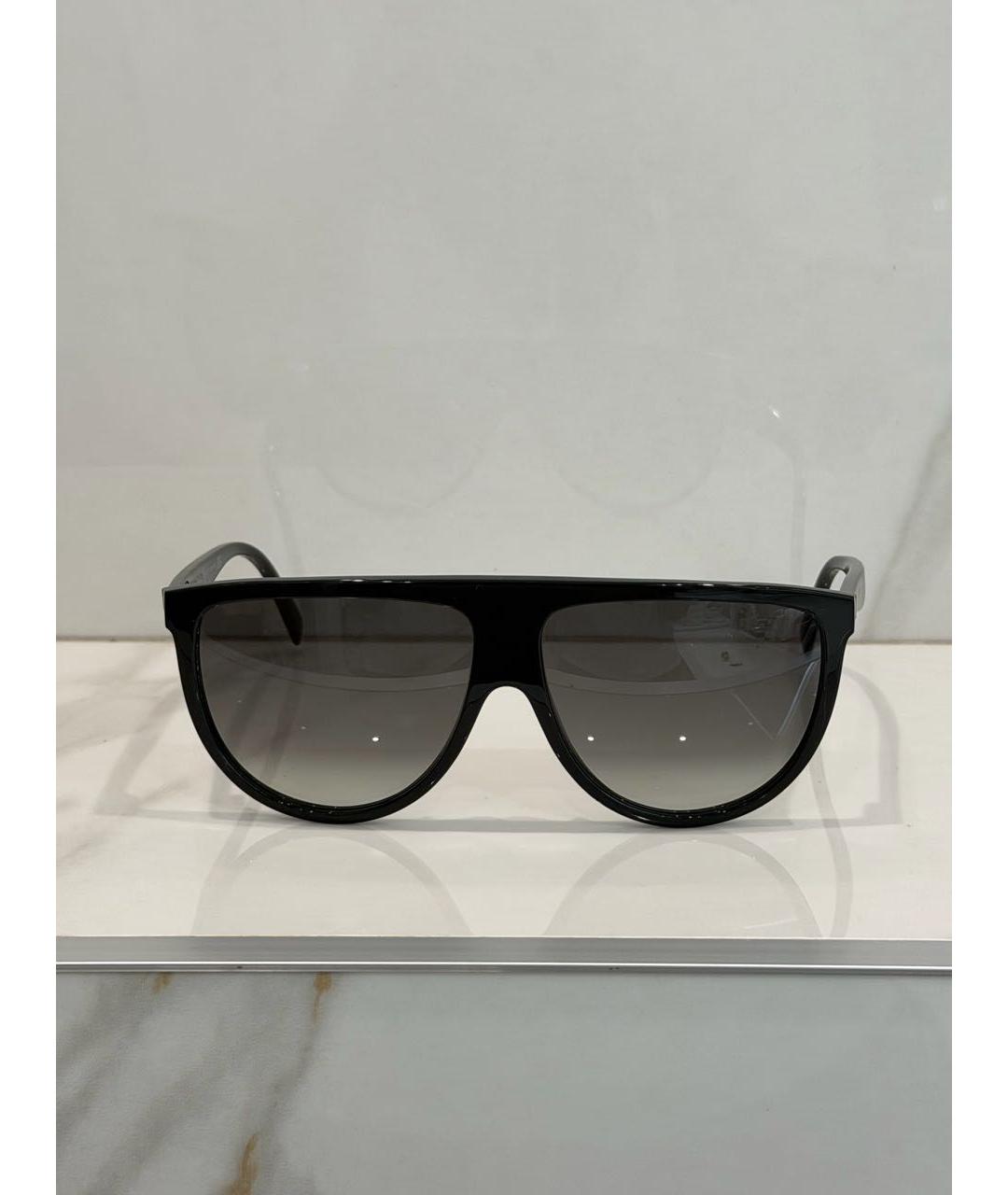 CELINE Черные пластиковые солнцезащитные очки, фото 5