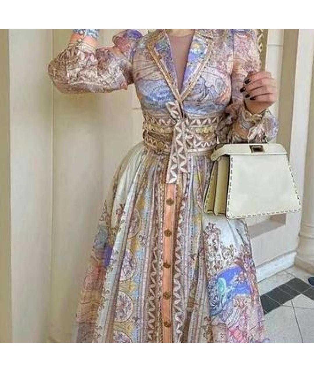 ZIMMERMANN Бежевый деним костюм с юбками, фото 5