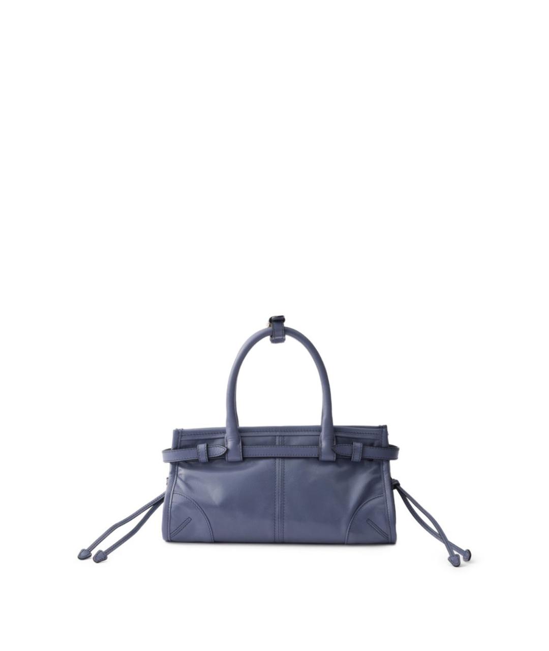 PRADA Синяя кожаная сумка тоут, фото 4