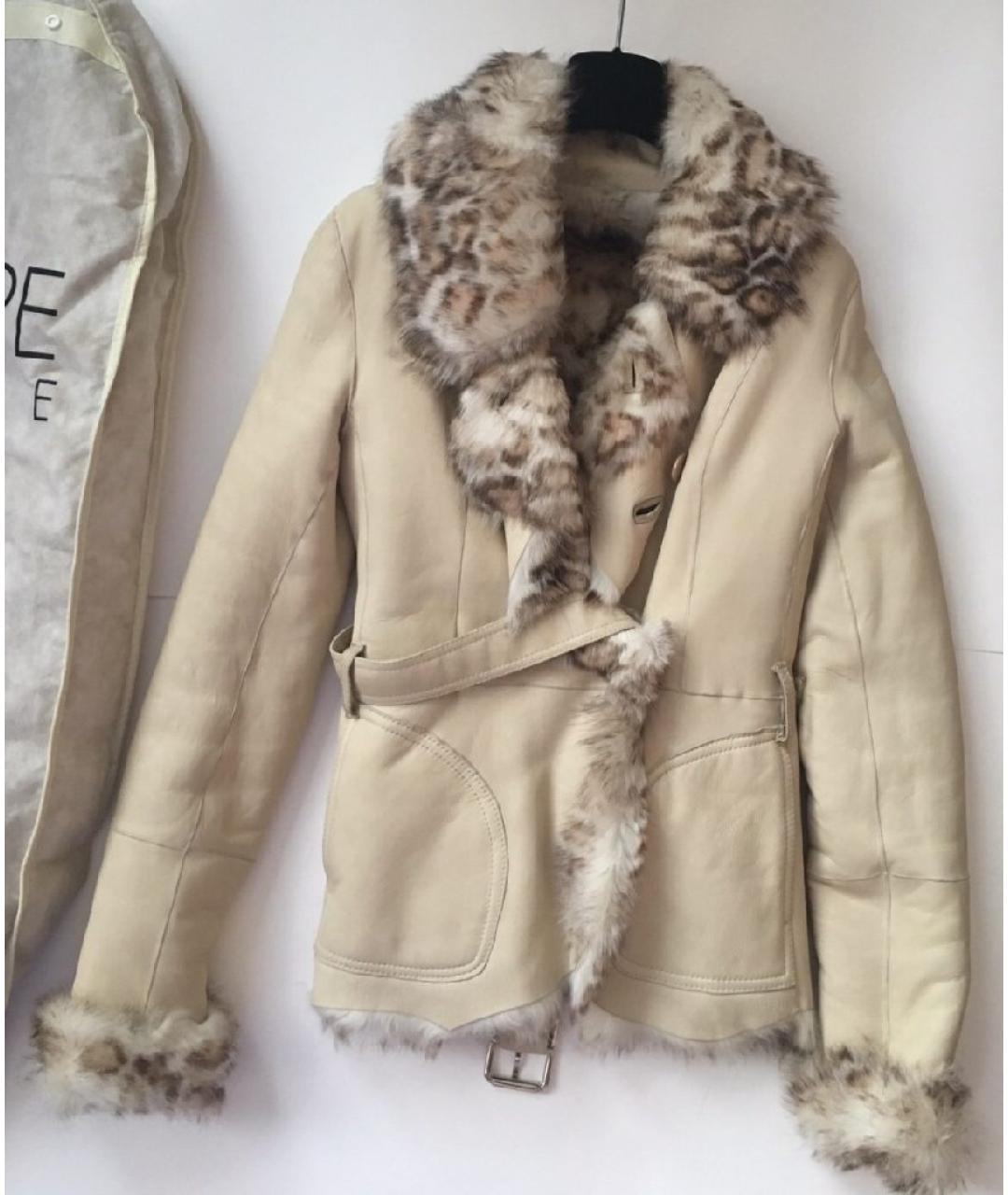 PATRIZIA PEPE Кожаная дубленка, фото 7